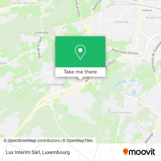 Lux Intérim Sàrl map