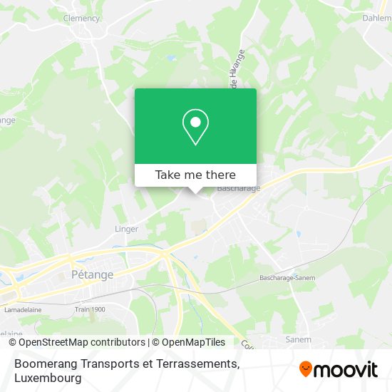 Boomerang Transports et Terrassements Karte
