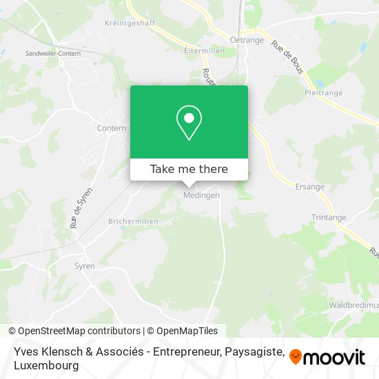 Yves Klensch & Associés - Entrepreneur, Paysagiste map