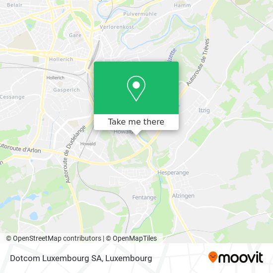 Dotcom Luxembourg SA map