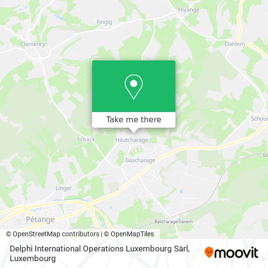 Delphi International Operations Luxembourg Sàrl map