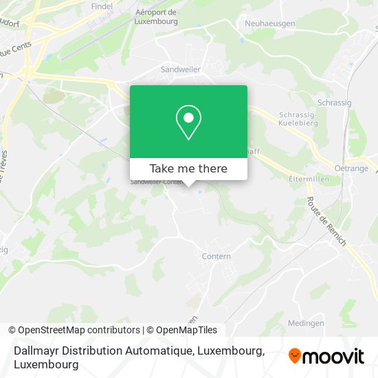 Dallmayr Distribution Automatique, Luxembourg Karte