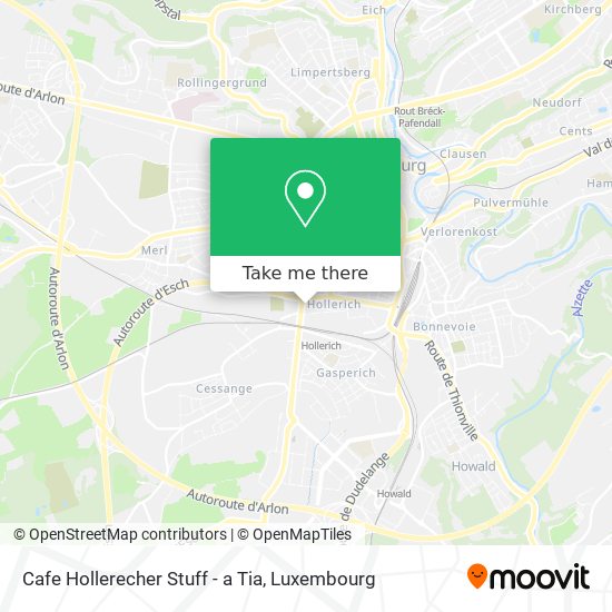 Cafe Hollerecher Stuff - a Tia map