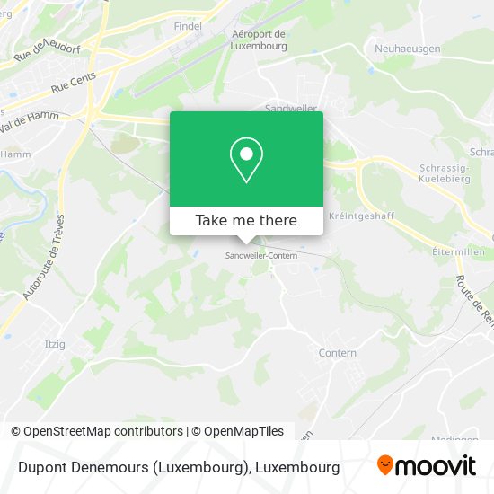 Dupont Denemours (Luxembourg) map