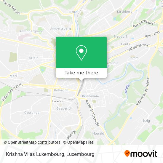 Krishna Vilas Luxembourg map