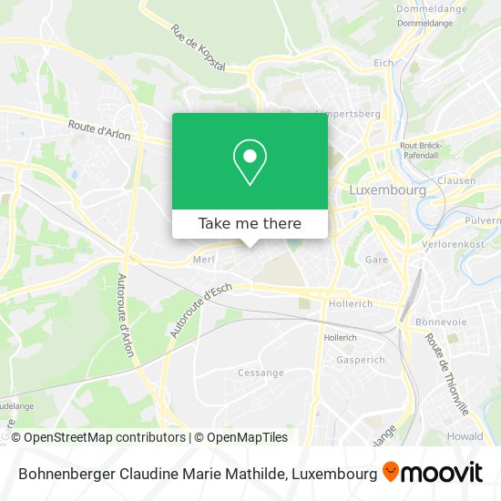 Bohnenberger Claudine Marie Mathilde map