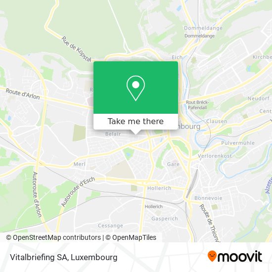 Vitalbriefing SA map