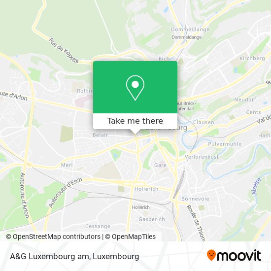 A&G Luxembourg am map