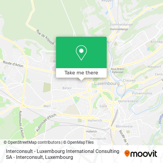 Interconsult - Luxembourg International Consulting SA - Interconsult map