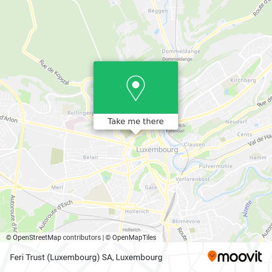 Feri Trust (Luxembourg) SA map