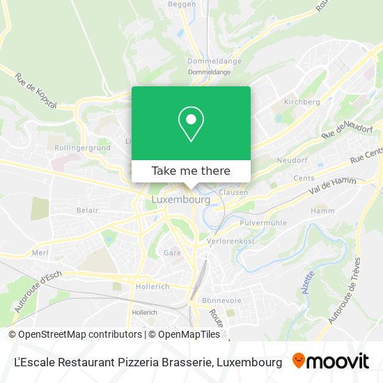 L'Escale Restaurant Pizzeria Brasserie map