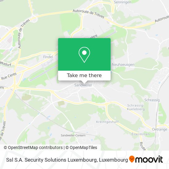 Ssl S.A. Security Solutions Luxembourg map