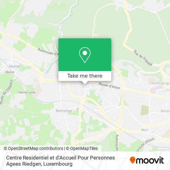 Centre Residentiel et d'Accueil Pour Personnes Agees Riedgen map