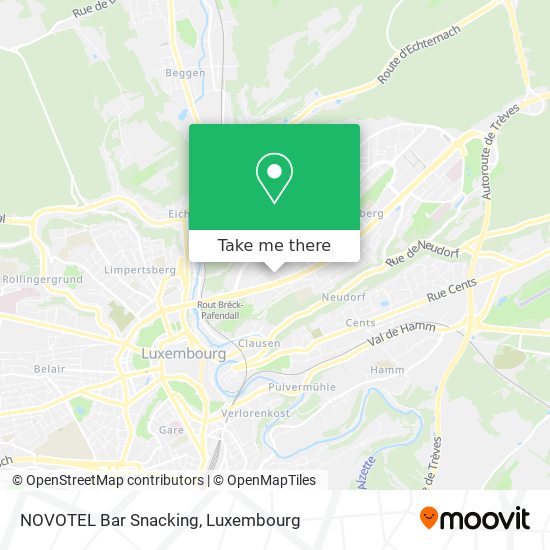 NOVOTEL Bar Snacking map