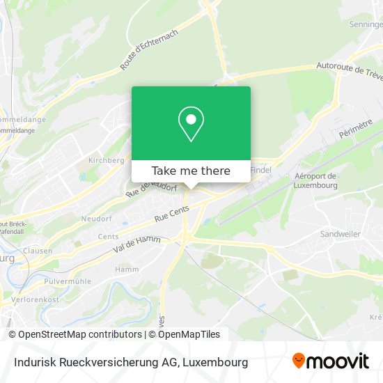 Indurisk Rueckversicherung AG map