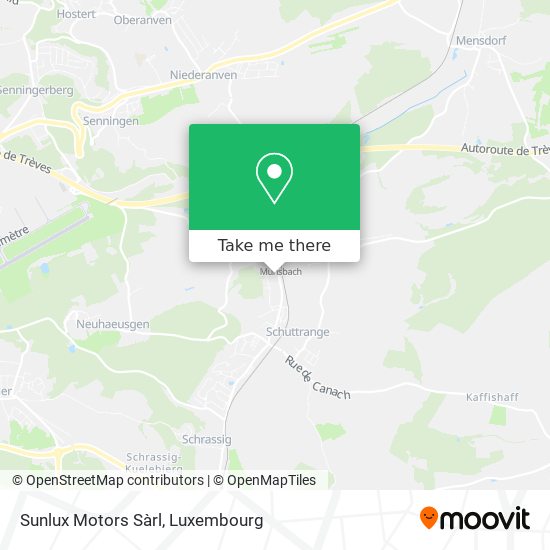 Sunlux Motors Sàrl map