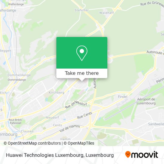 Huawei Technologies Luxembourg Karte