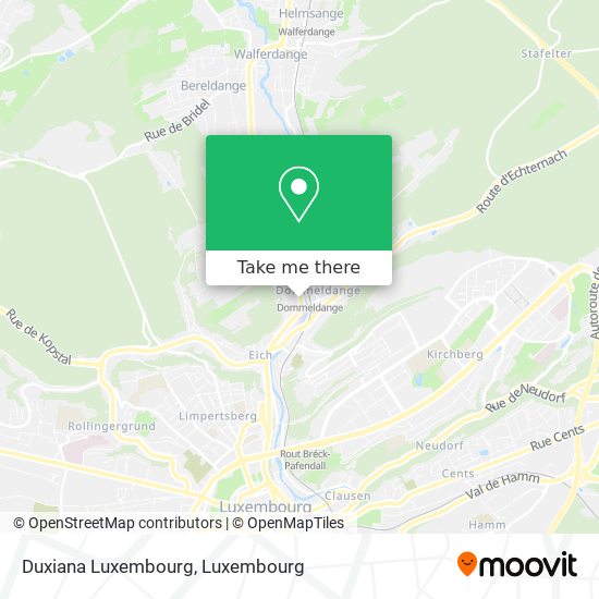 Duxiana Luxembourg map