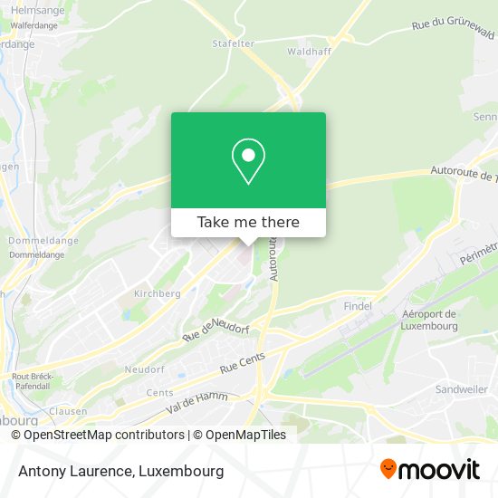 Antony Laurence map