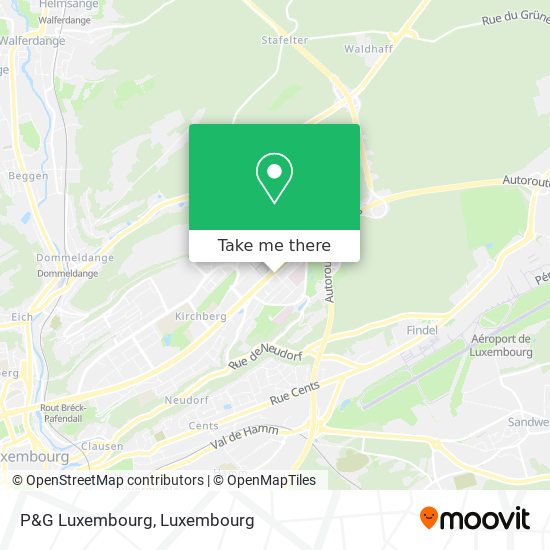 P&G Luxembourg Karte