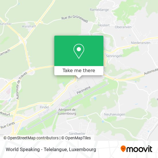 World Speaking - Telelangue Karte