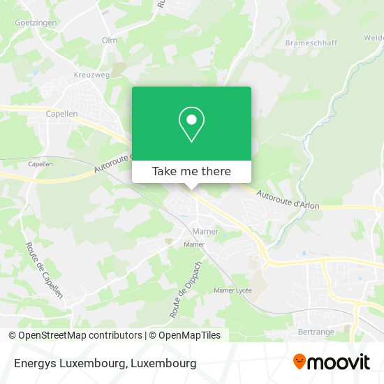 Energys Luxembourg map