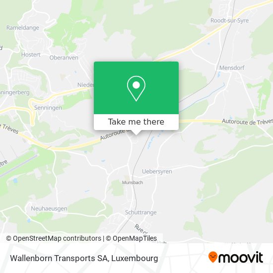 Wallenborn Transports SA map