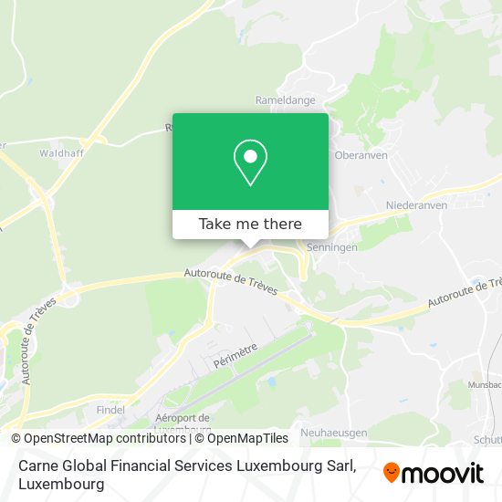 Carne Global Financial Services Luxembourg Sarl map