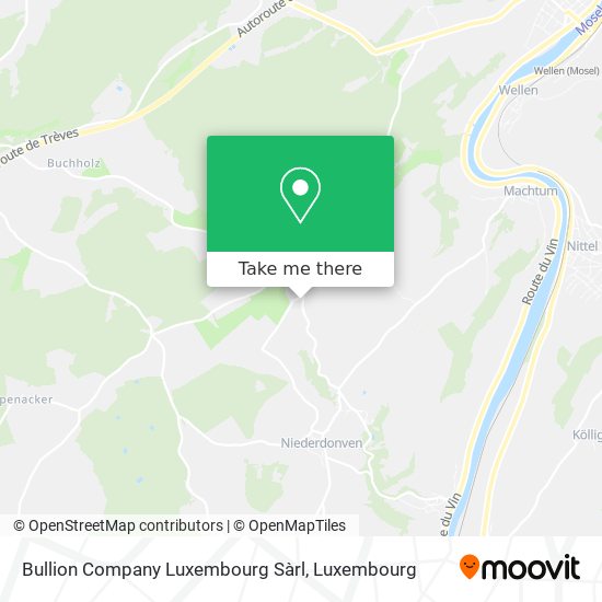 Bullion Company Luxembourg Sàrl map
