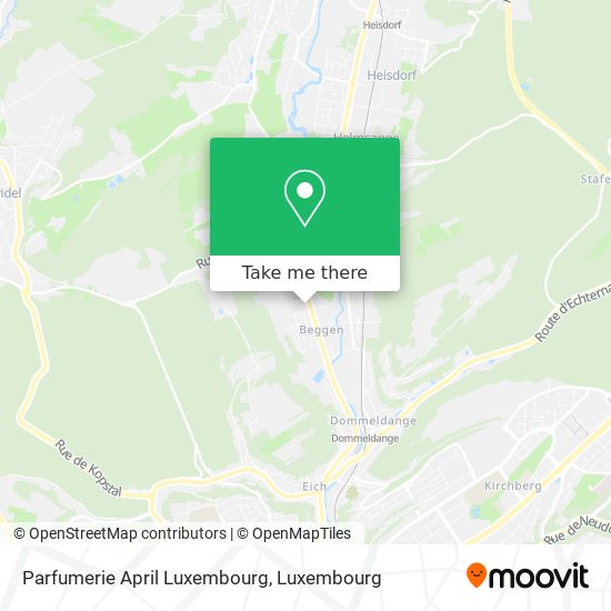 Parfumerie April Luxembourg map