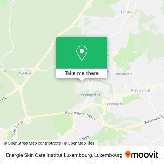 Energie Skin Care Institut Luxembourg map