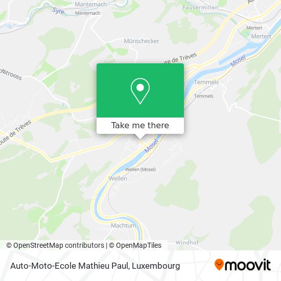Auto-Moto-Ecole Mathieu Paul map