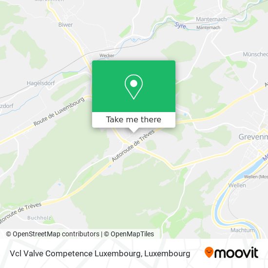 Vcl Valve Competence Luxembourg map