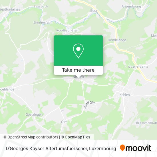 D'Georges Kayser Altertumsfuerscher map