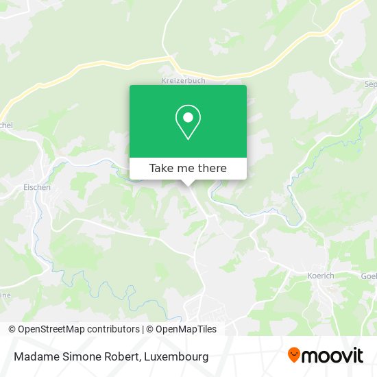 Madame Simone Robert map