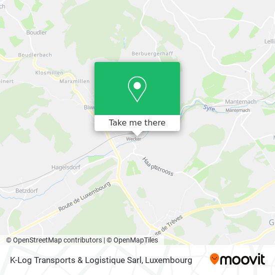 K-Log Transports & Logistique Sarl Karte