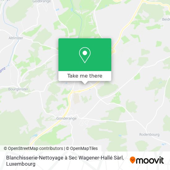 Blanchisserie-Nettoyage à Sec Wagener-Hallé Sàrl map