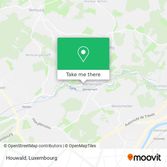 Houwald map