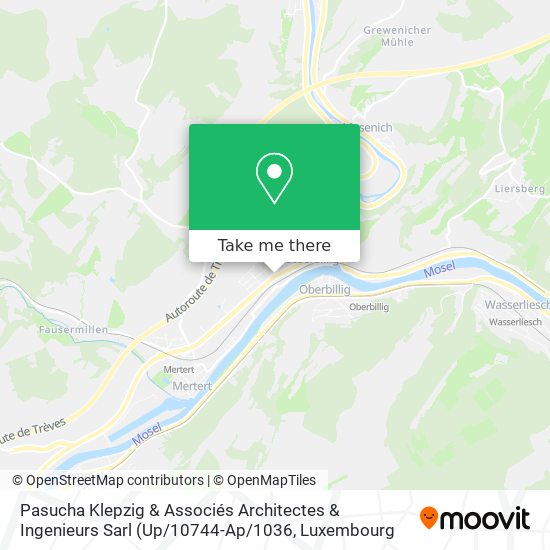 Pasucha Klepzig & Associés Architectes & Ingenieurs Sarl map