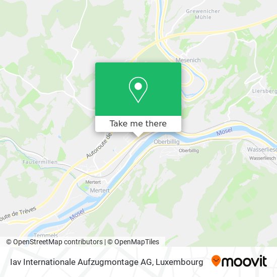 Iav Internationale Aufzugmontage AG map