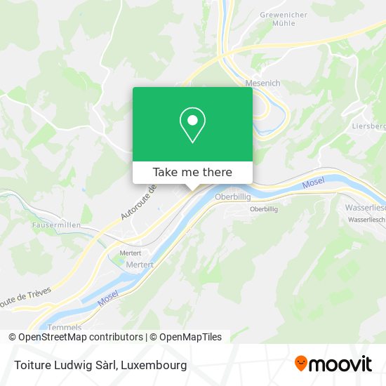 Toiture Ludwig Sàrl map
