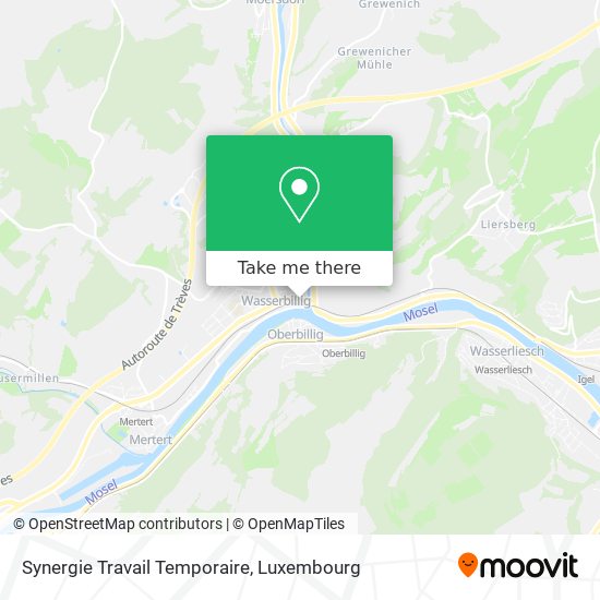 Synergie Travail Temporaire map