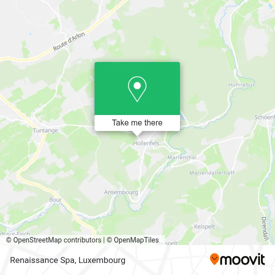 Renaissance Spa map