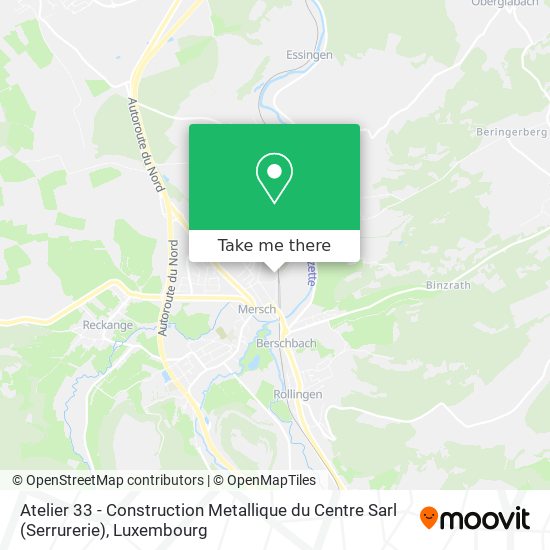 Atelier 33 - Construction Metallique du Centre Sarl (Serrurerie) map