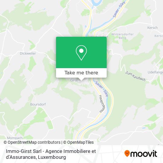 Immo-Girst Sarl - Agence Immobiliere et d'Assurances map