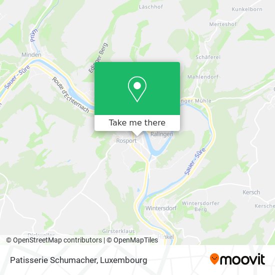 Patisserie Schumacher map