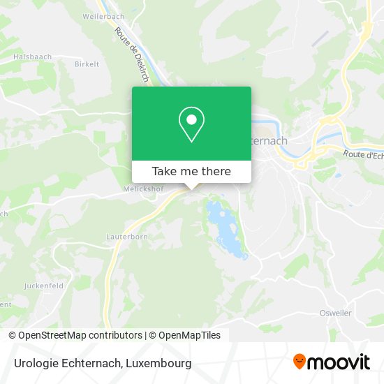 Urologie Echternach map