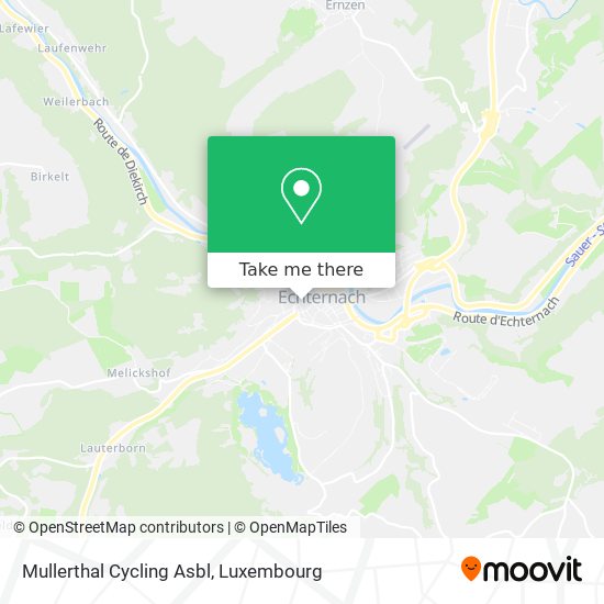 Mullerthal Cycling Asbl map
