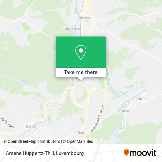 Arsene Huppertz-Thill map