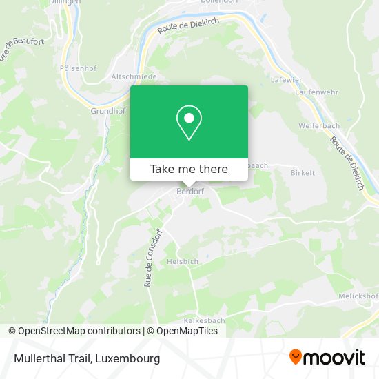 Mullerthal Trail map